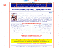 Tablet Screenshot of dbesolutions.com